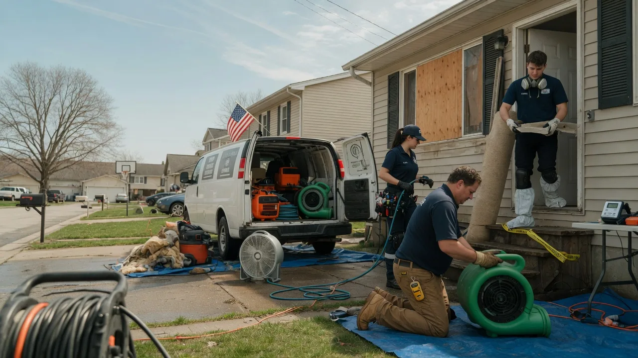 Water Damage Restoration in Kaufman, TX near me